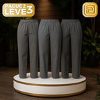 [PAGUE 2 LEVE 3] Calça Feminina Waist em Malha de Seda Gelo com Poliéster e Regulação Térmica (Para Todas as Estações!) + BRINDE Exclusivo